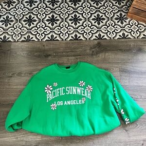 Green pacsun sweatshirt